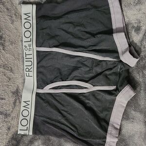 Fruit of the loom Large Black Boxer Briefs
